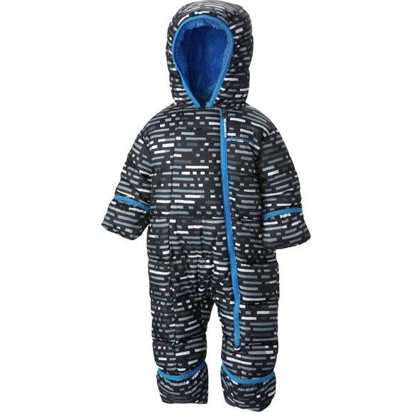 Columbia Frosty Freeze Bunting snowsuit toddler baby boy fleece mittens onesie - Picture 1 of 8